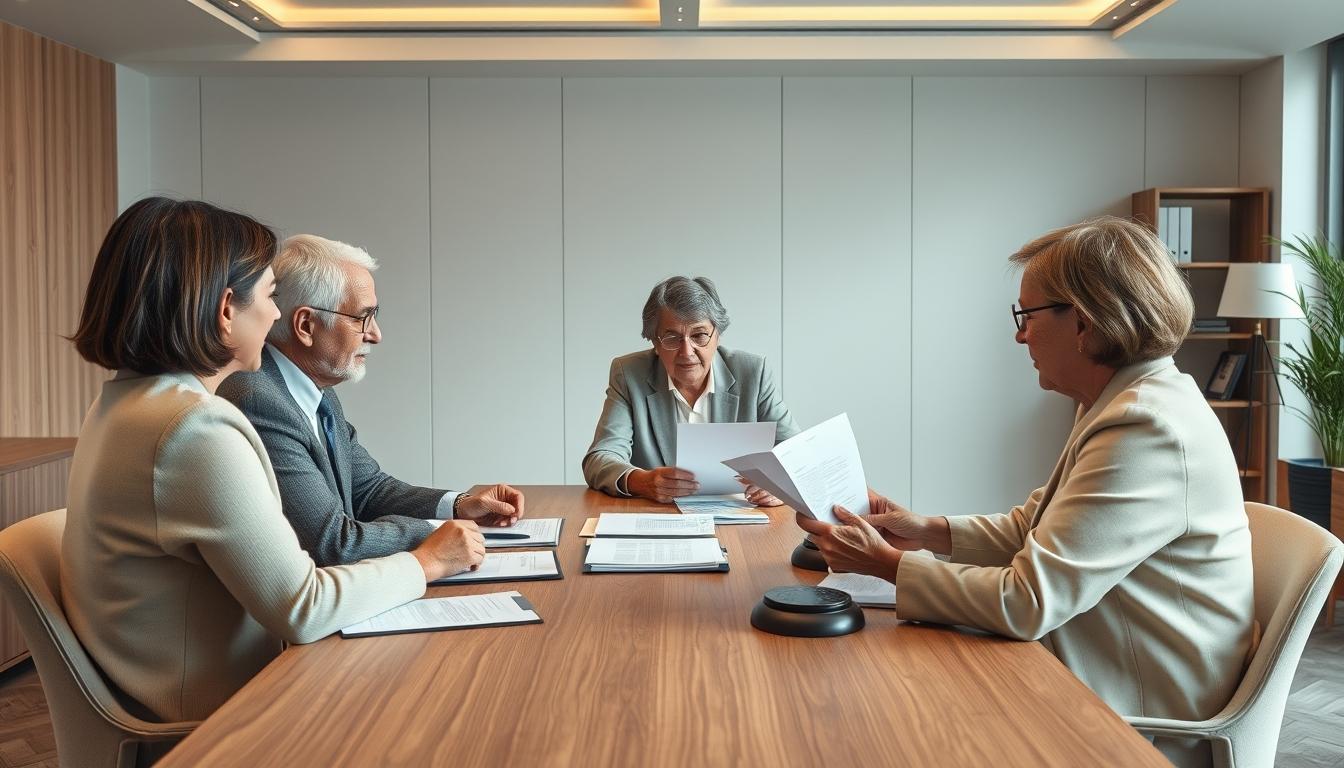Business agreement signing
